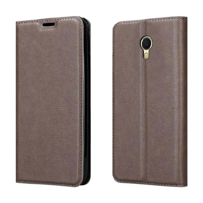 Cadorabo Hülle kompatibel mit MEIZU MX6 Schutzhülle mit Magnetverschluss, Standfunktion und Kartenfach