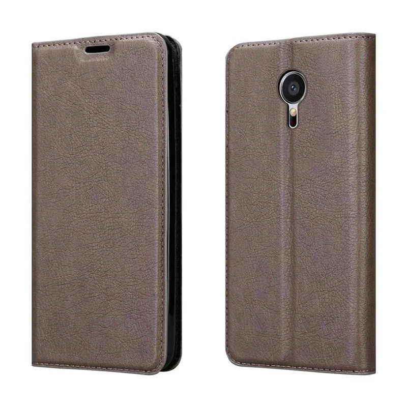 Cadorabo Hülle kompatibel mit MEIZU MX5 Schutzhülle mit Magnetverschluss, Standfunktion und Kartenfach