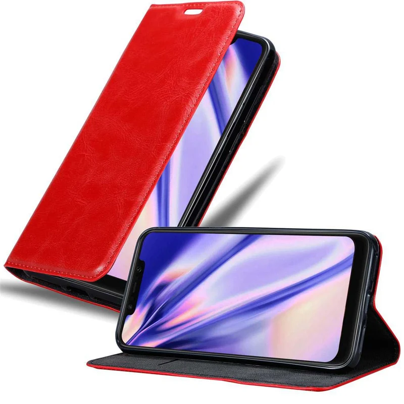 Cadorabo Hülle kompatibel mit Xiaomi Pocophone F1 Schutzhülle mit Magnetverschluss, Standfunktion und Kartenfach