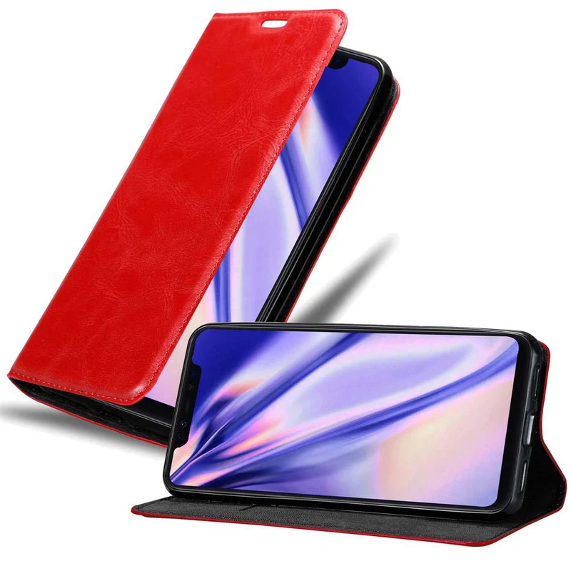 Cadorabo Hülle kompatibel mit Xiaomi Mi 8 PRO Schutzhülle mit Magnetverschluss, Standfunktion und Kartenfach