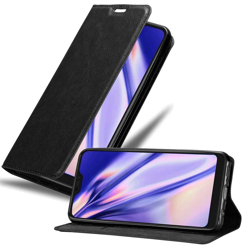 Cadorabo Hülle kompatibel mit Xiaomi Mi 8 LITE Schutzhülle mit Magnetverschluss, Standfunktion und Kartenfach