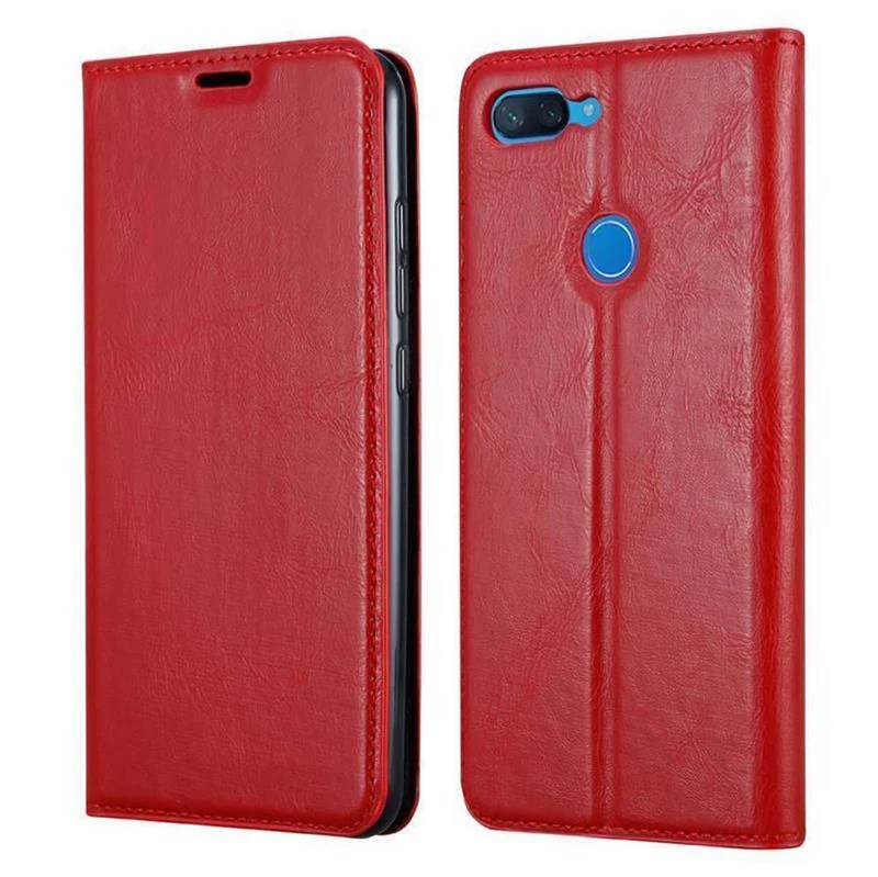 Cadorabo Hülle kompatibel mit Xiaomi Mi 8 LITE Schutzhülle mit Magnetverschluss, Standfunktion und Kartenfach