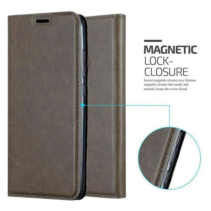 Cadorabo Hülle kompatibel mit Xiaomi Mi 8 LITE Schutzhülle mit Magnetverschluss, Standfunktion und Kartenfach