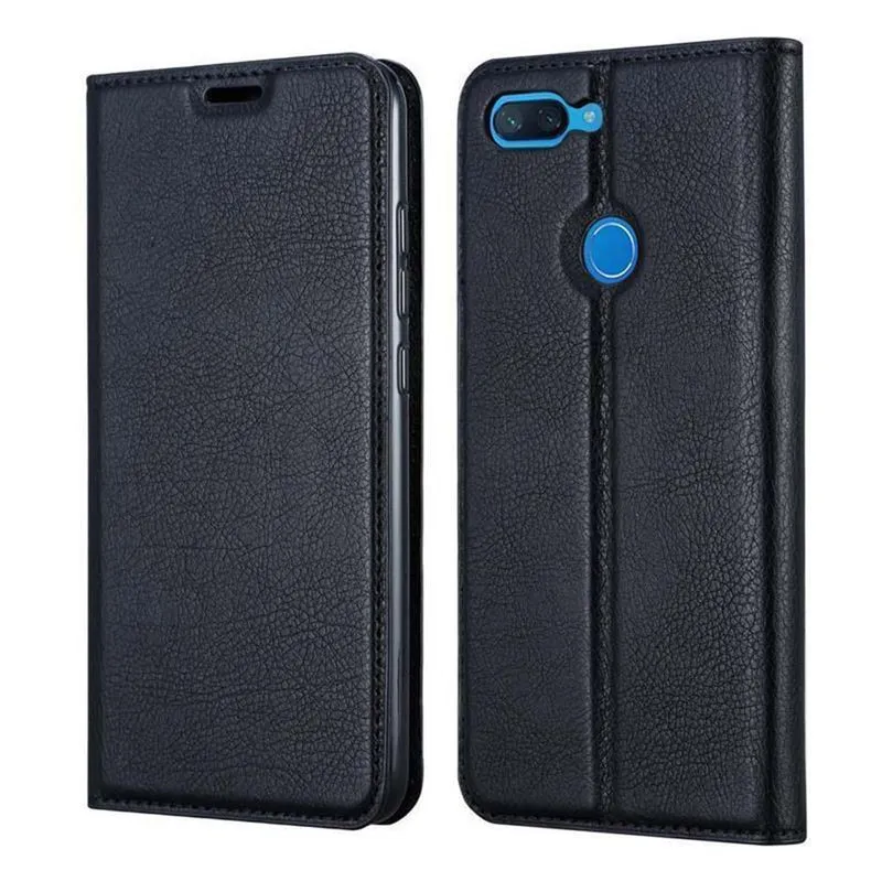 Cadorabo Hülle kompatibel mit Xiaomi Mi 8 LITE Schutzhülle mit Magnetverschluss, Standfunktion und Kartenfach