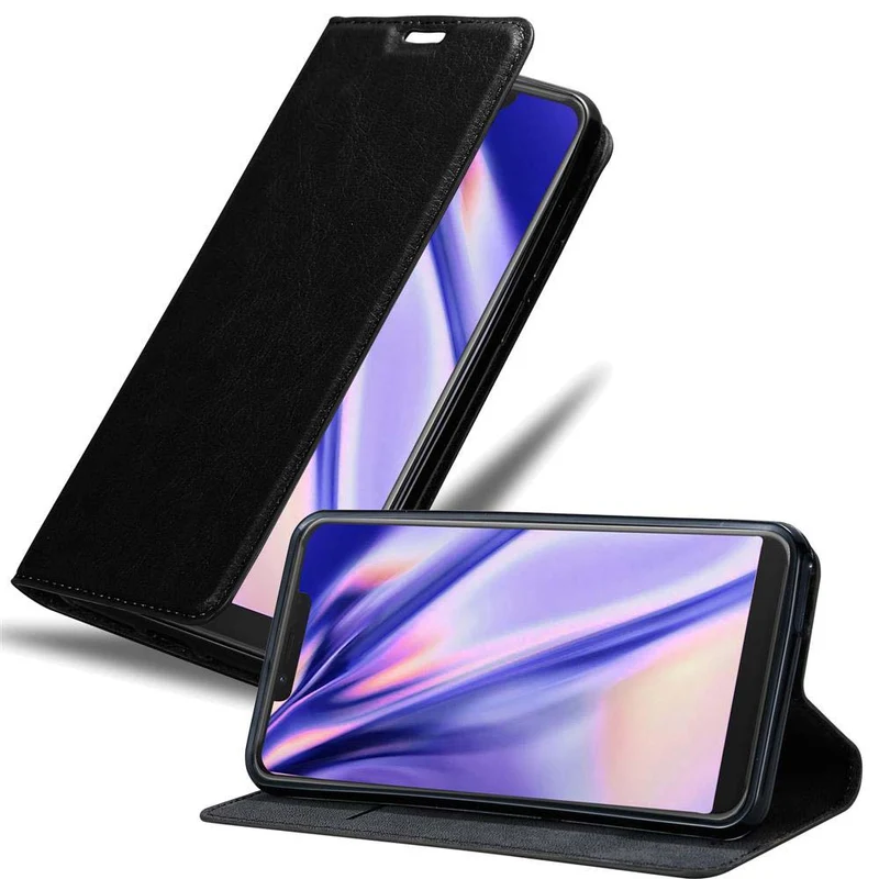 Cadorabo Hülle kompatibel mit WIKO VIEW 2 PLUS Schutzhülle mit Magnetverschluss, Standfunktion und Kartenfach