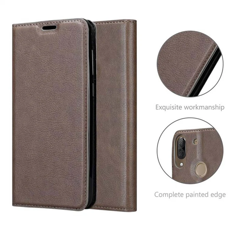 Cadorabo Hülle kompatibel mit WIKO VIEW 2 PLUS Schutzhülle mit Magnetverschluss, Standfunktion und Kartenfach
