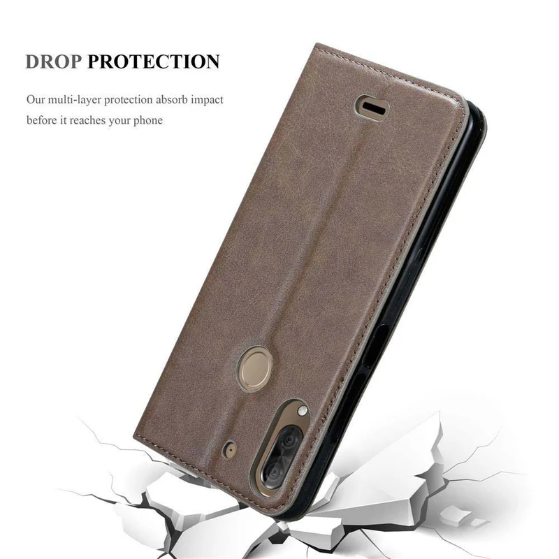 Cadorabo Hülle kompatibel mit WIKO VIEW 2 PLUS Schutzhülle mit Magnetverschluss, Standfunktion und Kartenfach