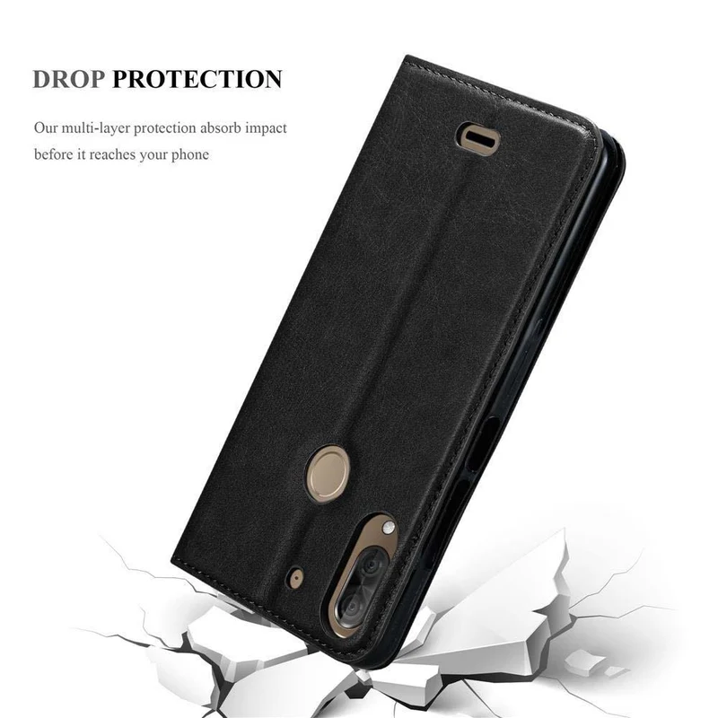 Cadorabo Hülle kompatibel mit WIKO VIEW 2 PLUS Schutzhülle mit Magnetverschluss, Standfunktion und Kartenfach