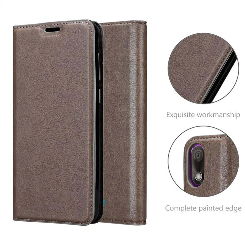 Cadorabo Hülle kompatibel mit WIKO VIEW 2 GO Schutzhülle mit Magnetverschluss, Standfunktion und Kartenfach