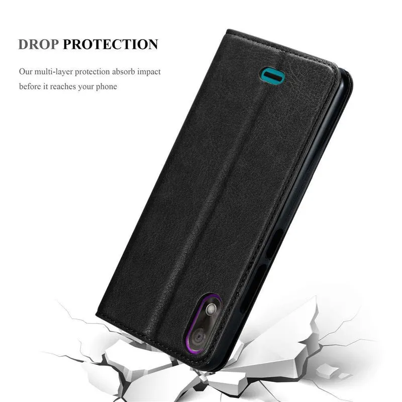 Cadorabo Hülle kompatibel mit WIKO VIEW 2 GO Schutzhülle mit Magnetverschluss, Standfunktion und Kartenfach