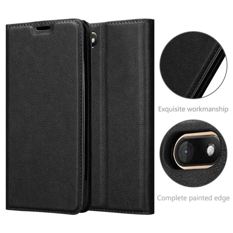 Cadorabo Hülle kompatibel mit WIKO SUNNY 3 Schutzhülle mit Magnetverschluss, Standfunktion und Kartenfach