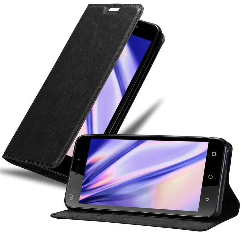 Cadorabo Hülle kompatibel mit WIKO FREDDY Schutzhülle mit Magnetverschluss, Standfunktion und Kartenfach