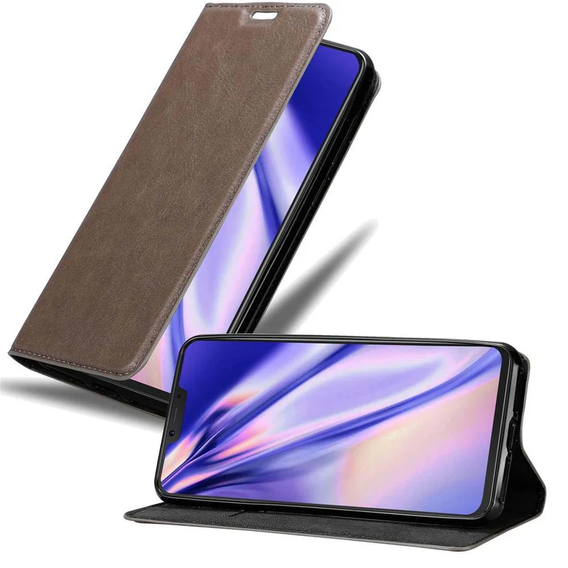 Cadorabo Hülle kompatibel mit Cubot P20 Schutzhülle mit Magnetverschluss, Standfunktion und Kartenfach