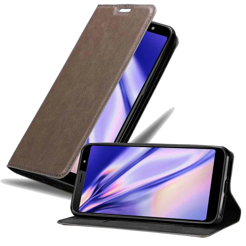 Cadorabo Hülle kompatibel mit HTC U12 LIFE Schutzhülle mit Magnetverschluss, Standfunktion und Kartenfach