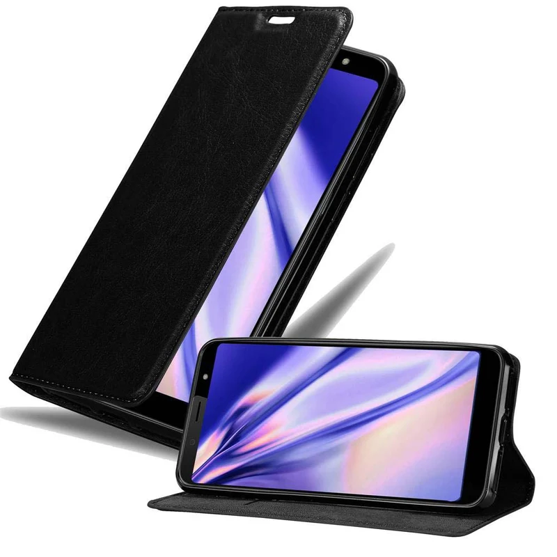 Cadorabo Hülle kompatibel mit HTC U12 LIFE Schutzhülle mit Magnetverschluss, Standfunktion und Kartenfach