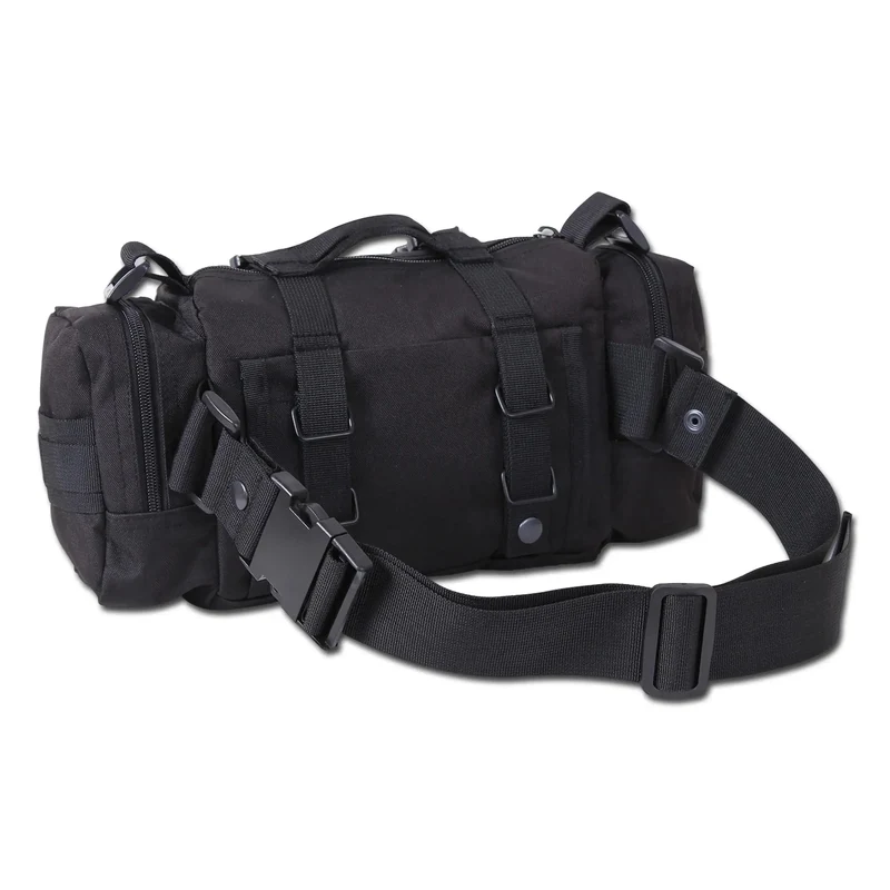 Schultertasche Tactical schwarz