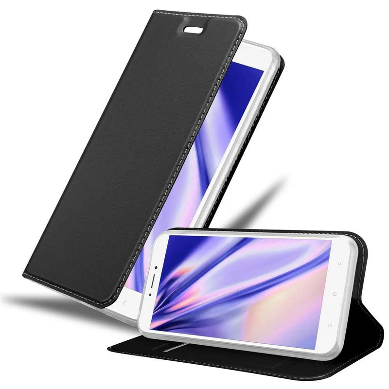 Cadorabo Hülle kompatibel mit Xiaomi Mi MAX 2 Schutzhülle mit Magnetverschluss, Standfunktion und Kartenfach