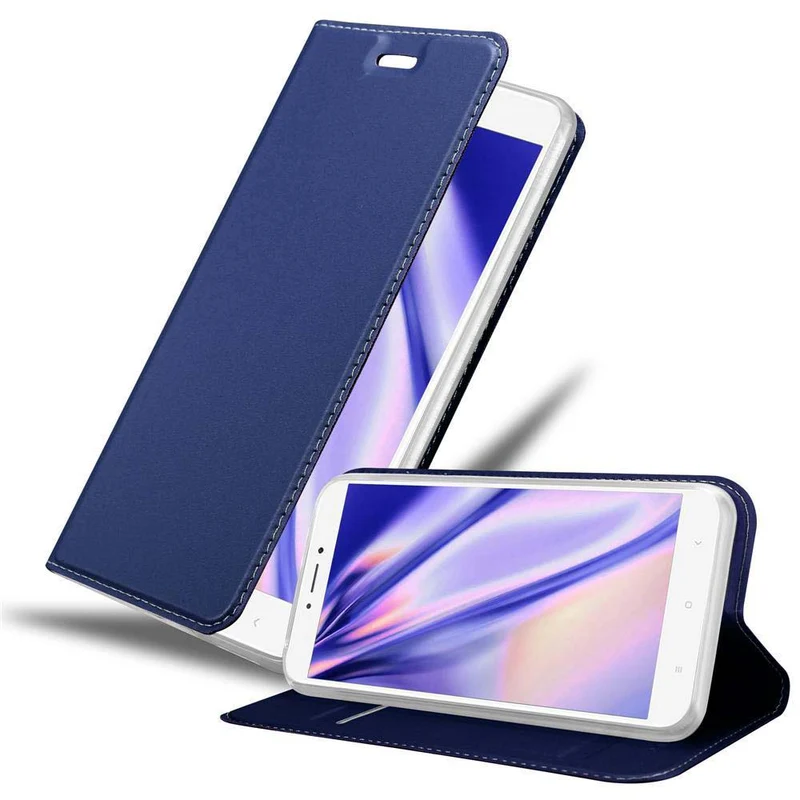 Cadorabo Hülle kompatibel mit Xiaomi Mi MAX 2 Schutzhülle mit Magnetverschluss, Standfunktion und Kartenfach