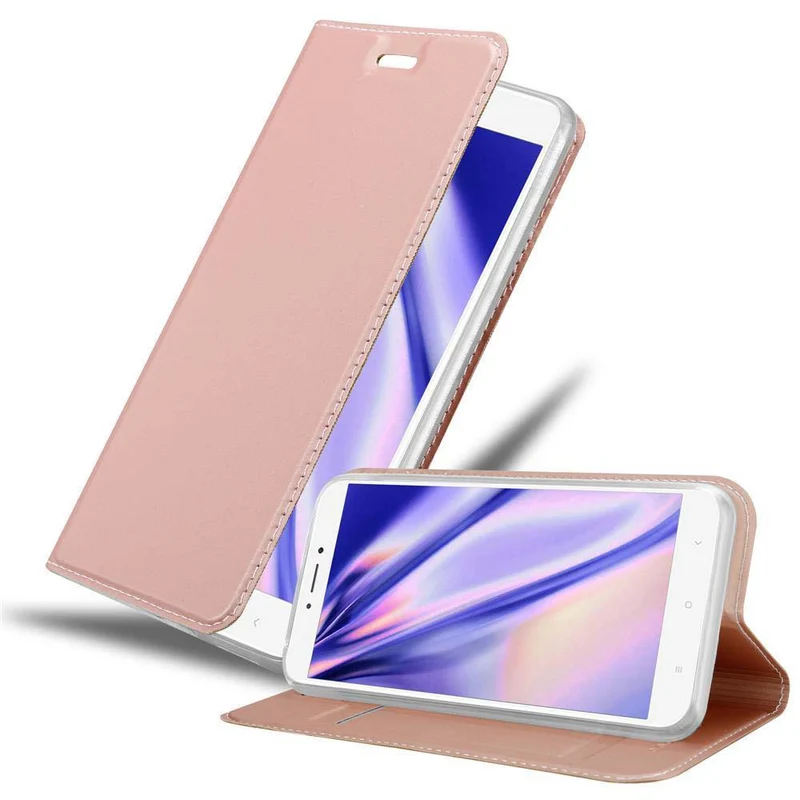 Cadorabo Hülle kompatibel mit Xiaomi Mi MAX 2 Schutzhülle mit Magnetverschluss, Standfunktion und Kartenfach