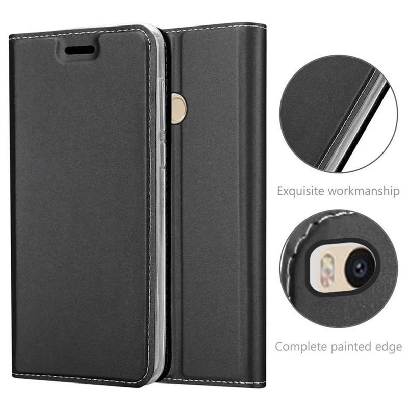 Cadorabo Hülle kompatibel mit Xiaomi Mi MAX 2 Schutzhülle mit Magnetverschluss, Standfunktion und Kartenfach