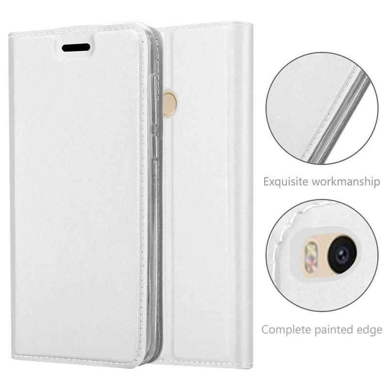 Cadorabo Hülle kompatibel mit Xiaomi Mi MAX 2 Schutzhülle mit Magnetverschluss, Standfunktion und Kartenfach