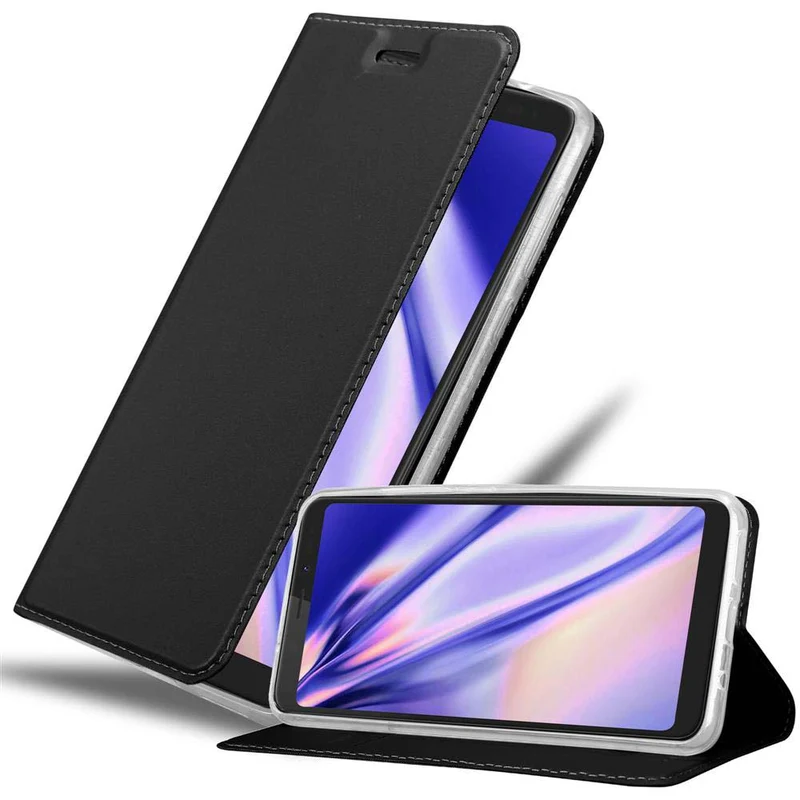 Cadorabo Hülle kompatibel mit WIKO VIEW XL Schutzhülle mit Magnetverschluss, Standfunktion und Kartenfach