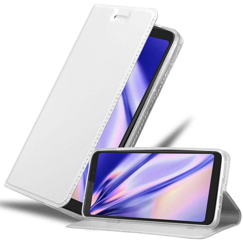 Cadorabo Hülle kompatibel mit WIKO VIEW XL Schutzhülle mit Magnetverschluss, Standfunktion und Kartenfach