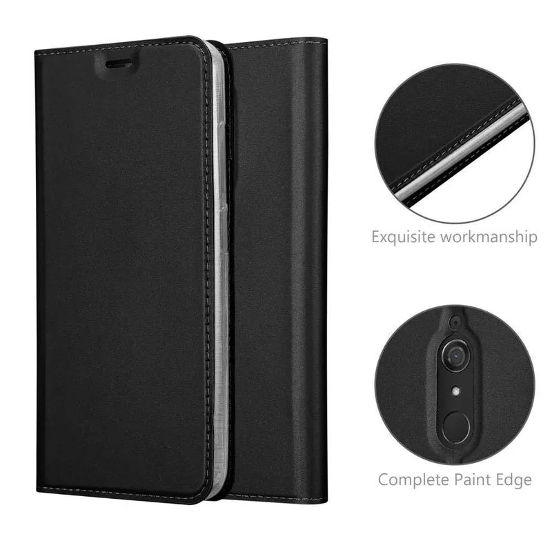Cadorabo Hülle kompatibel mit WIKO VIEW XL Schutzhülle mit Magnetverschluss, Standfunktion und Kartenfach