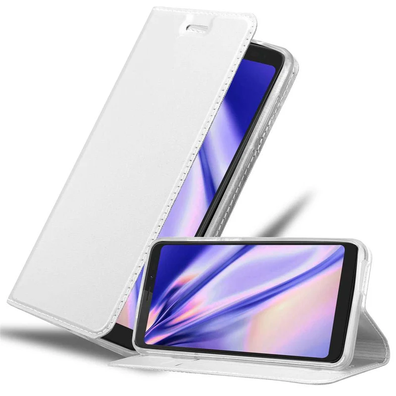 Cadorabo Hülle kompatibel mit WIKO VIEW Schutzhülle mit Magnetverschluss, Standfunktion und Kartenfach