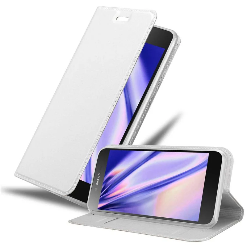Cadorabo Hülle kompatibel mit Sony Xperia Z5 PREMIUM Schutzhülle mit Magnetverschluss, Standfunktion und Kartenfach
