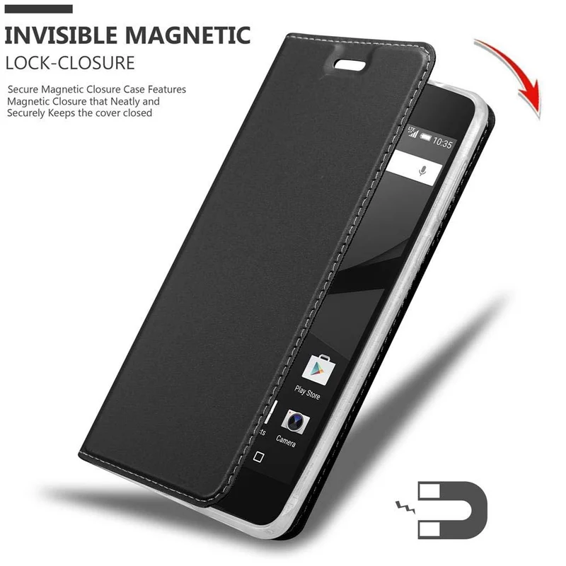 Cadorabo Hülle kompatibel mit Sony Xperia Z5 PREMIUM Schutzhülle mit Magnetverschluss, Standfunktion und Kartenfach