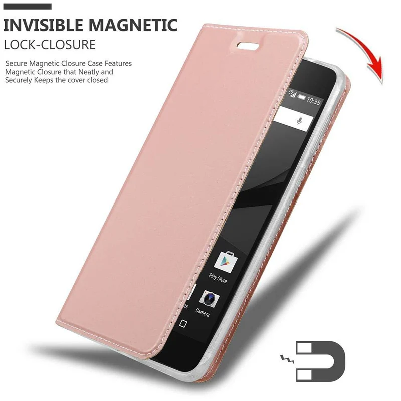 Cadorabo Hülle kompatibel mit Sony Xperia Z5 PREMIUM Schutzhülle mit Magnetverschluss, Standfunktion und Kartenfach