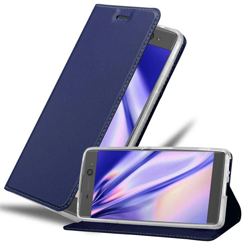 Cadorabo Hülle kompatibel mit Sony Xperia XA Schutzhülle mit Magnetverschluss, Standfunktion und Kartenfach