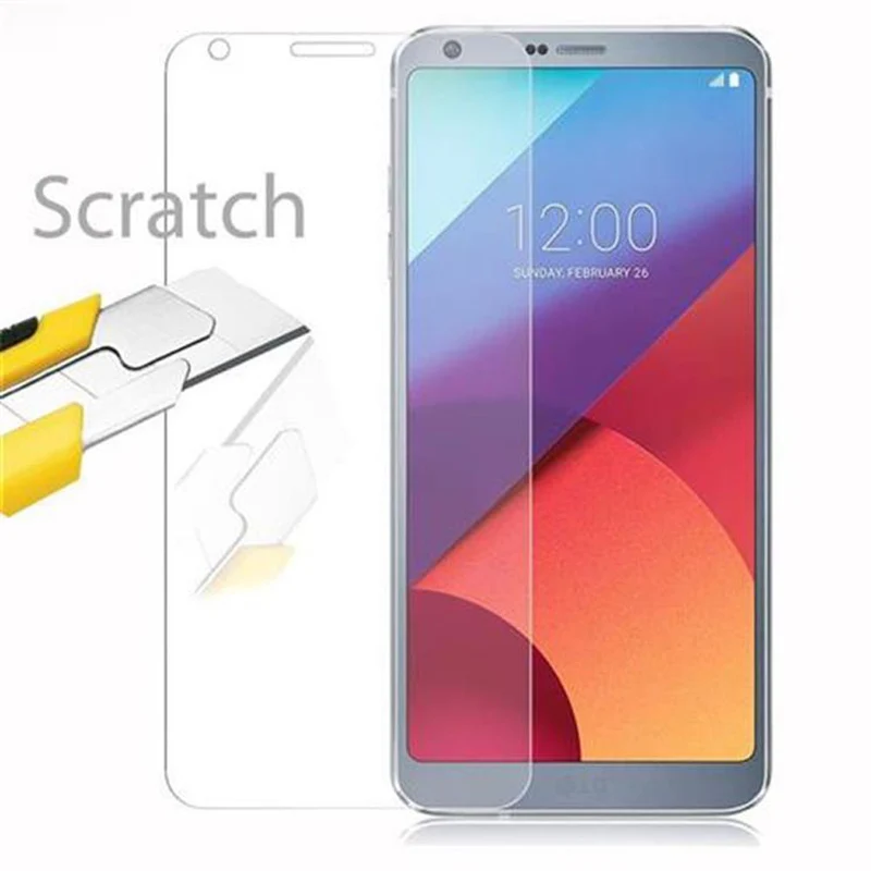 Cadorabo Panzer Folie kompatibel mit LG G6 - Schutzfolie Gehärtetes (Tempered) Display-Schutzglas in 9H Härte mit 3D Touch Kompatibilität