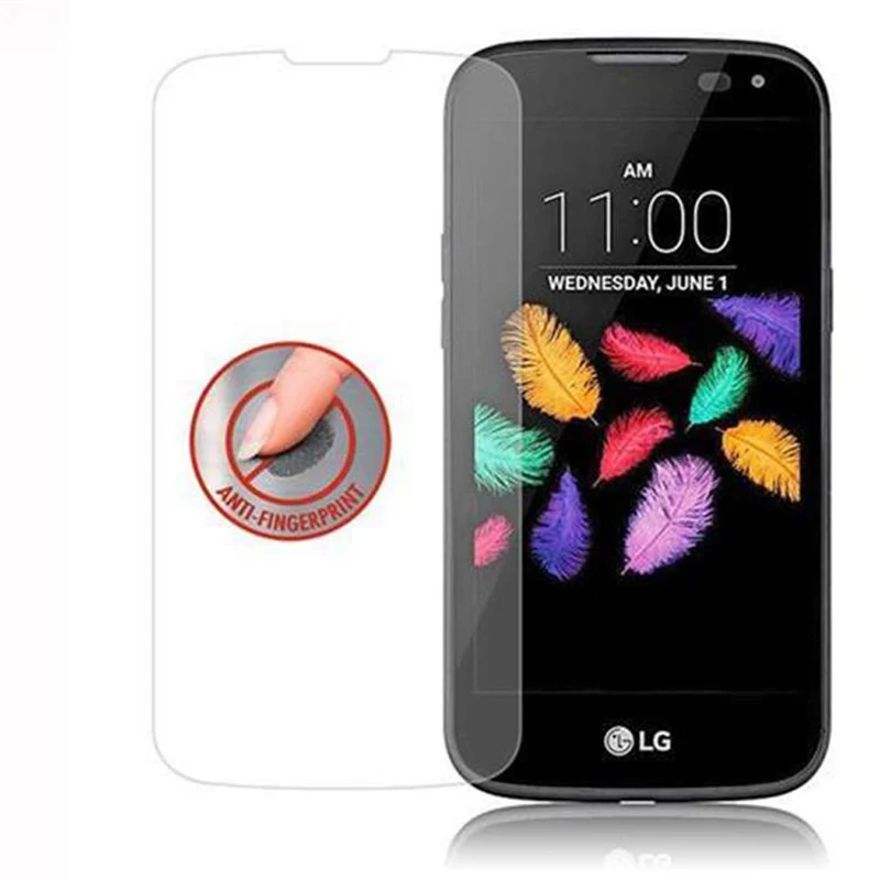 Cadorabo Panzer Folie kompatibel mit LG K3 2016 - Schutzfolie Gehärtetes (Tempered) Display-Schutzglas in 9H Härte mit 3D Touch Kompatibilität