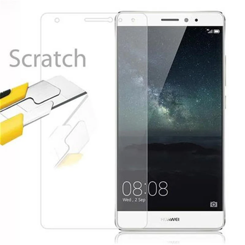 Cadorabo Panzer Folie kompatibel mit Huawei MATE S - Schutzfolie Gehärtetes (Tempered) Display-Schutzglas in 9H Härte mit 3D Touch Kompatibilität