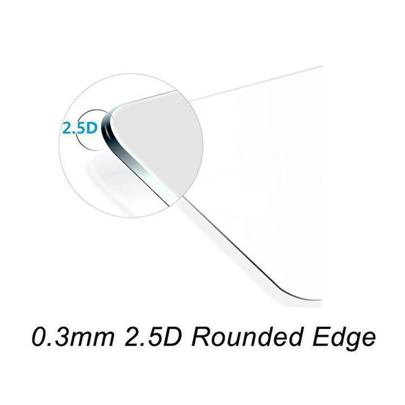 Cadorabo Panzer Folie kompatibel mit Huawei P9 - Schutzfolie Gehärtetes (Tempered) Display-Schutzglas in 9H Härte mit 3D Touch Kompatibilität