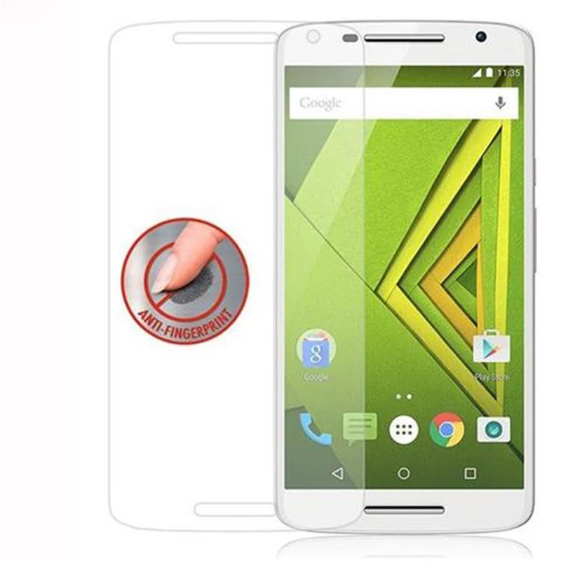 Cadorabo Panzer Folie kompatibel mit Motorola MOTO X PLAY - Schutzfolie Gehärtetes (Tempered) Display-Schutzglas in 9H Härte mit 3D Touch Kompatibilität