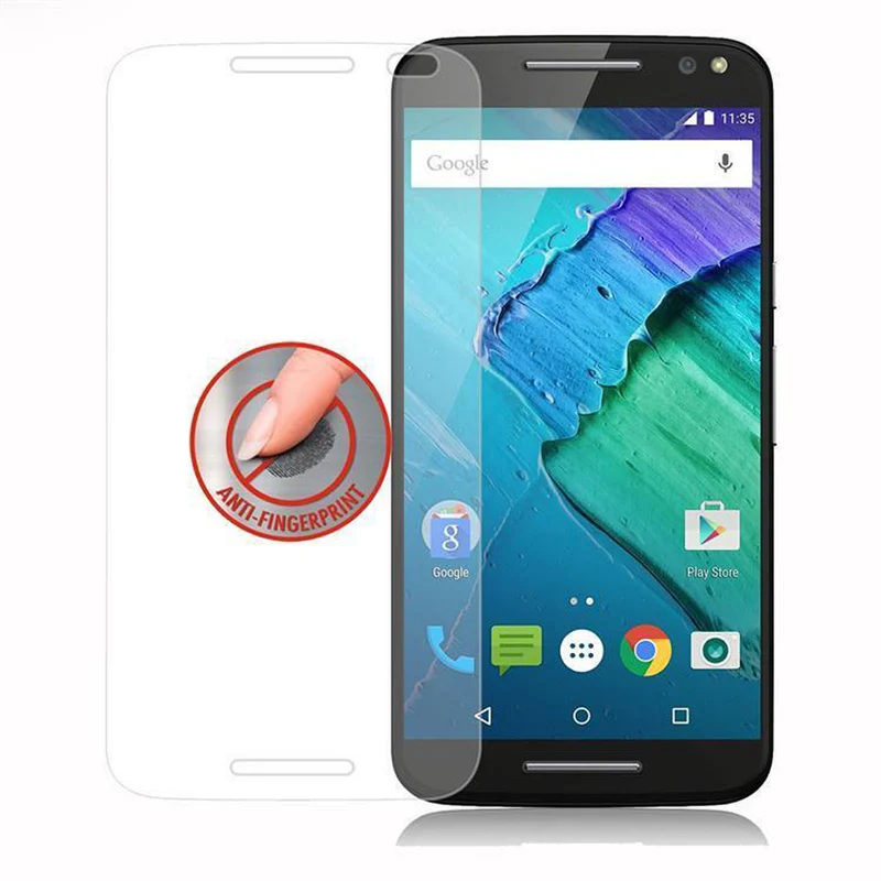 Cadorabo Panzer Folie kompatibel mit Motorola MOTO X STYLE - Schutzfolie Gehärtetes (Tempered) Display-Schutzglas in 9H Härte mit 3D Touch Kompatibilität