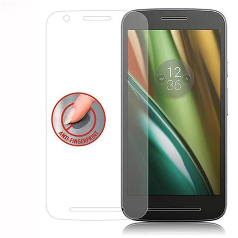 Cadorabo Panzer Folie kompatibel mit Motorola MOTO E3 - Schutzfolie Gehärtetes (Tempered) Display-Schutzglas in 9H Härte mit 3D Touch Kompatibilität