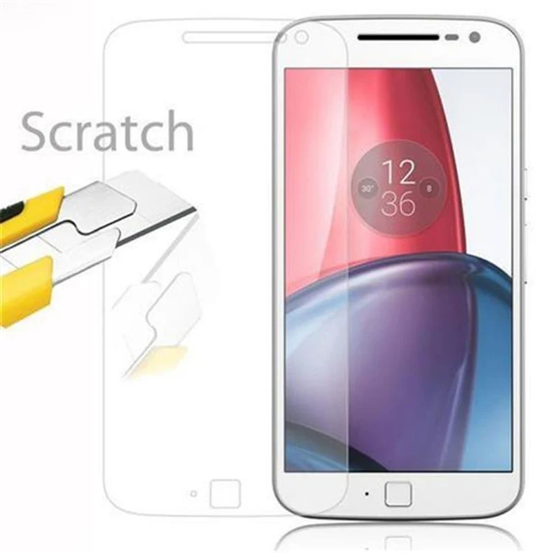 Cadorabo Panzer Folie kompatibel mit Motorola MOTO G4 / G4 PLUS - Schutzfolie Gehärtetes (Tempered) Display-Schutzglas in 9H Härte mit 3D Touch Kompatibilität