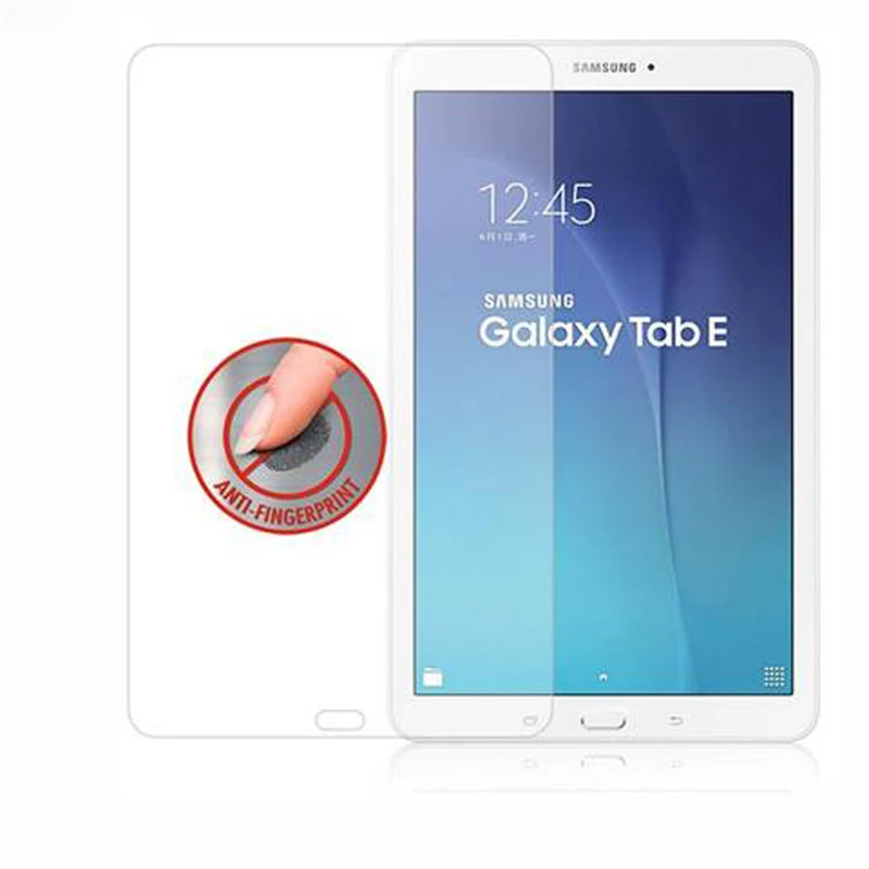 Cadorabo Panzer Folie kompatibel mit Samsung Galaxy Tab E (9.7 Zoll) Gehärtetes (Tempered) Display-Schutzglas in 9H Härte mit 3D Touch Kompatibilität