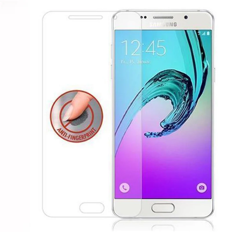 Cadorabo Panzer Folie kompatibel mit Samsung Galaxy A9 2016 - Schutzfolie Gehärtetes (Tempered) Display-Schutzglas in 9H Härte mit 3D Touch Kompatibilität