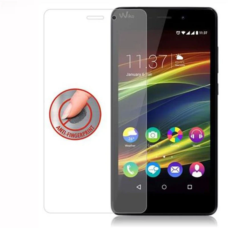 Cadorabo Panzer Folie kompatibel mit WIKO SLIDE 2 - Schutzfolie Gehärtetes (Tempered) Display-Schutzglas in 9H Härte mit 3D Touch Kompatibilität