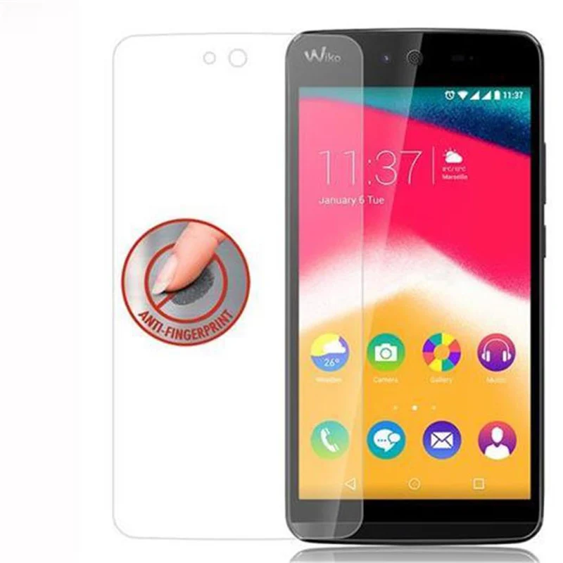 Cadorabo Panzer Folie kompatibel mit WIKO RAINBOW JAM - Schutzfolie Gehärtetes (Tempered) Display-Schutzglas in 9H Härte mit 3D Touch Kompatibilität
