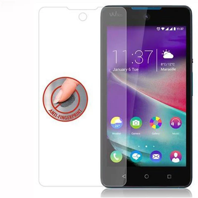 Cadorabo Panzer Folie kompatibel mit WIKO RAINBOW LITE - Schutzfolie Gehärtetes (Tempered) Display-Schutzglas in 9H Härte mit 3D Touch Kompatibilität