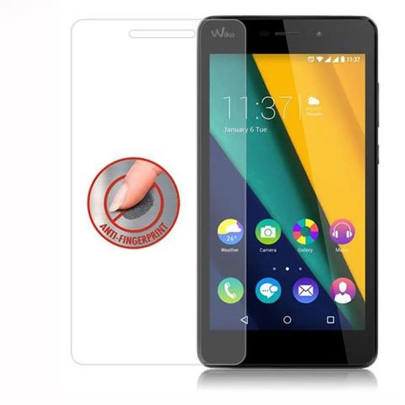 Cadorabo Panzer Folie kompatibel mit WIKO RIDGE FAB - Schutzfolie Gehärtetes (Tempered) Display-Schutzglas in 9H Härte mit 3D Touch Kompatibilität