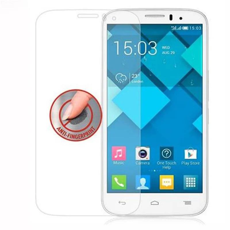 Cadorabo Panzer Folie kompatibel mit Alcatel C5 - Schutzfolie Gehärtetes (Tempered) Display-Schutzglas in 9H Härte mit 3D Touch Kompatibilität