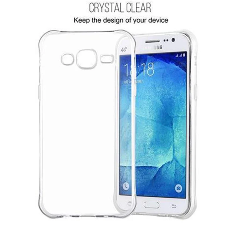Cadorabo Hülle kompatibel mit Samsung Galaxy J5 2015 Small Waist Schutzhülle aus flexiblem TPU Silikon mit Schlaufe