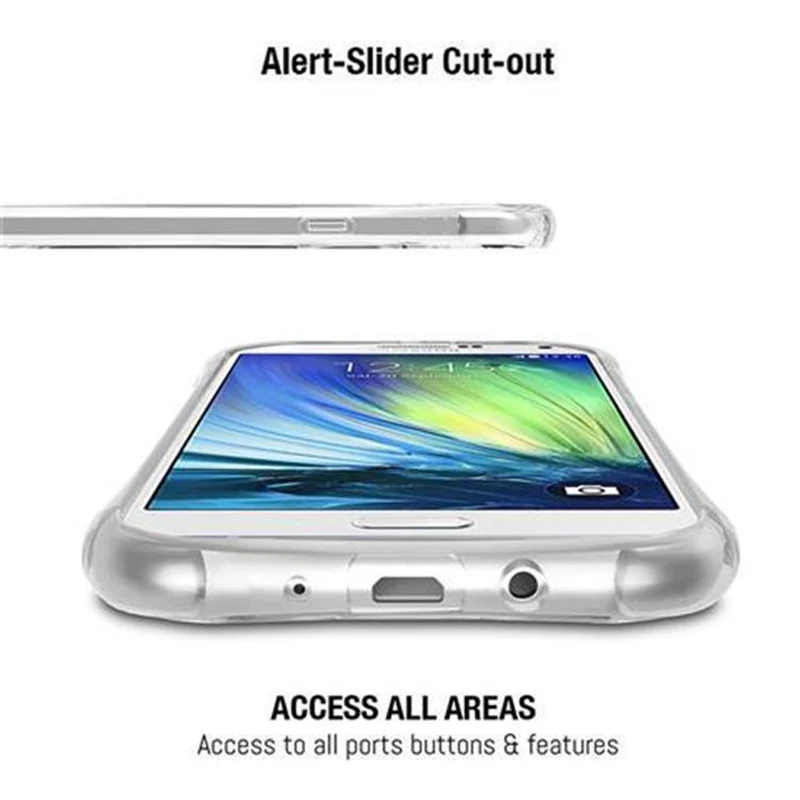 Cadorabo Hülle kompatibel mit Samsung Galaxy A7 2015 Small Waist Schutzhülle aus flexiblem TPU Silikon mit Schlaufe